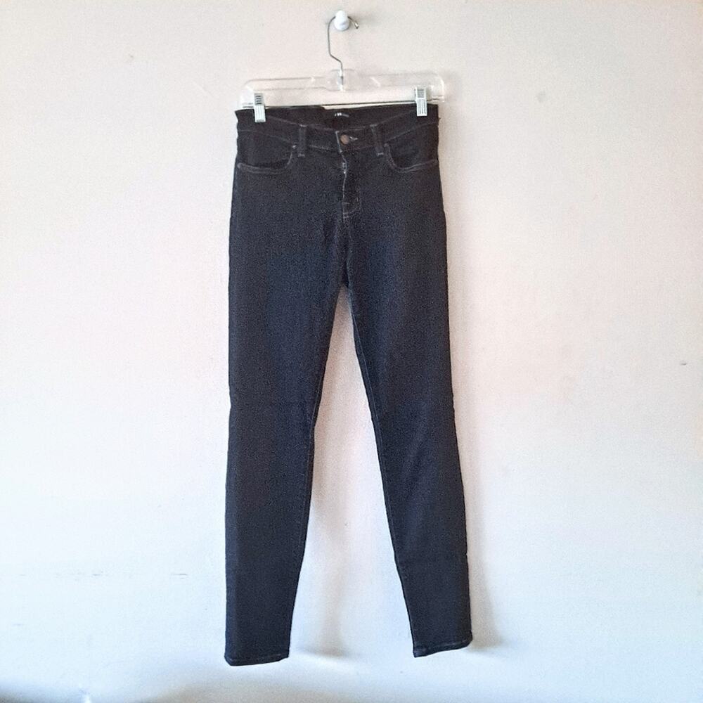 J. Brand Indigo Mid Rise Super Skinny Denim - 27